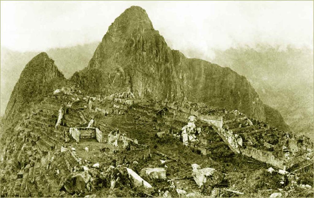 foto del descubrimiento de machu picchu